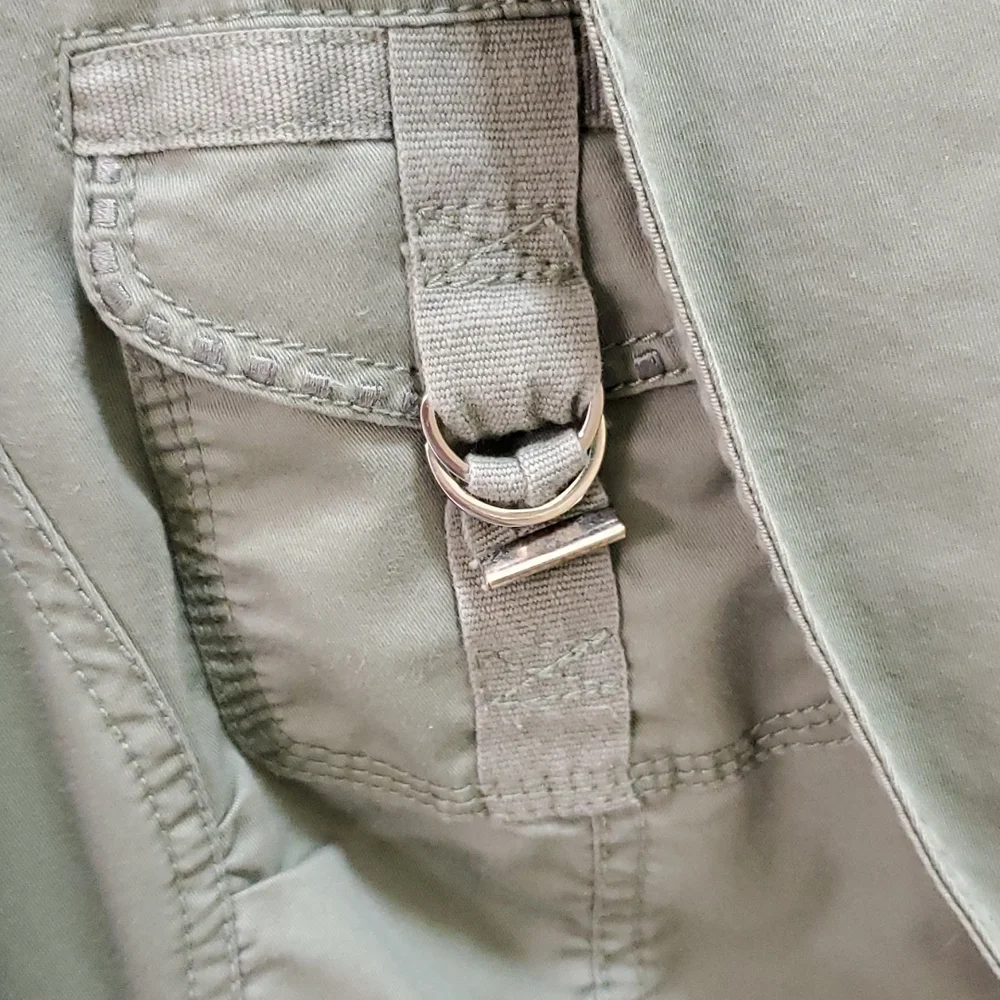 White House Black Market Olive Green Utility Bomber Jacket